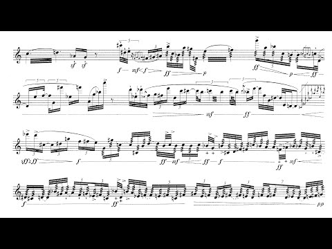 Luciano Berio - Sequenza I per flauto (1958) [Score-Video]