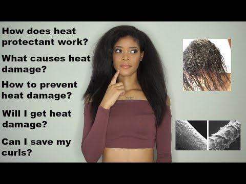 Prevent Heat Damage on Natural Hair