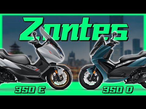 Zontes 350E และ 350D ทรงสวยออฟชั่นเต็มตัวแรงที่สุดของคลาสนี้ !!