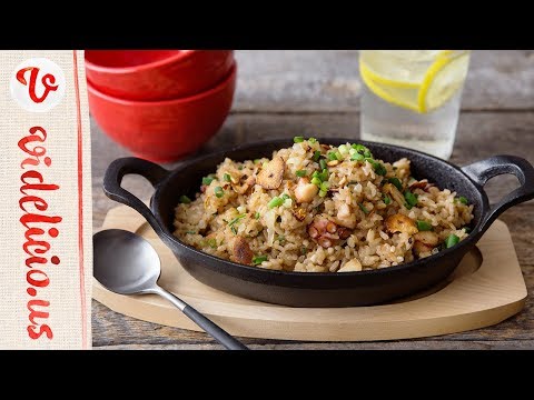 香ばしいにんにくとタコの旨味がぎゅっと染み込んだ、タコチャーハン！|How to make Fried Rice With Octopus