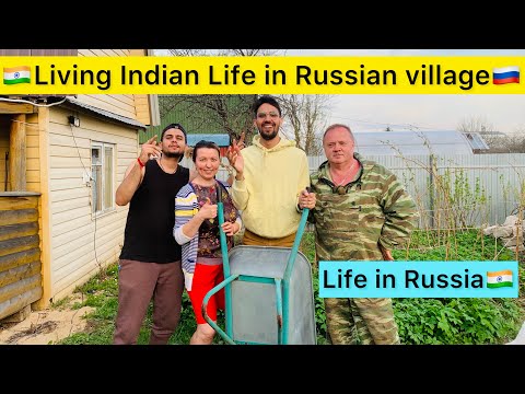 How Russians treats Indians in Village?  Russian Village Life| Indian in Russia