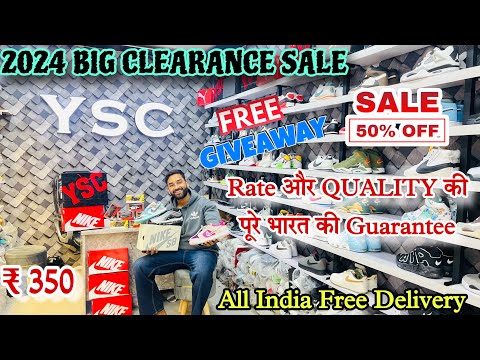 100% Branded Shoe Stock Clearance Sale😱₹350॥Cheapest Shoe Market In Delhi💥॥BrandedJooteWala॥Shoes