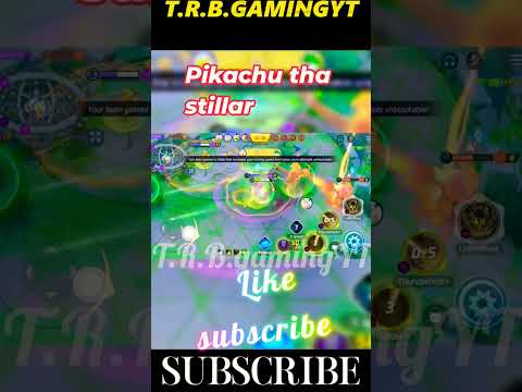 Pikachu gameplay #T.R.B.Gaming YT#pokemonunite #shortspokemonunite #virl#shorts#pokeunite #gaming