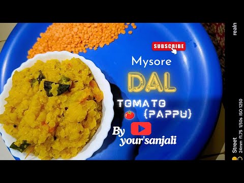 # tomato pappu ## maisoor dal tomato #