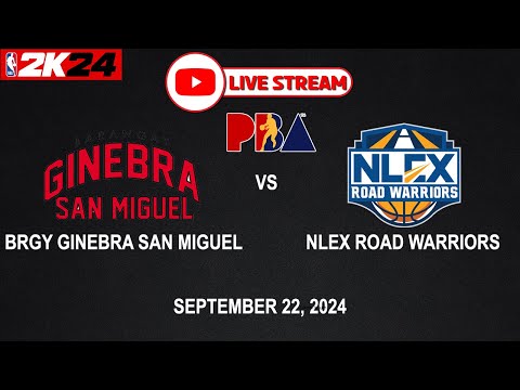 LIVE NOW! BRGY GINEBRA vs NLEX ROAD WARRIORS | PBA SEASON 49 | September 22, 2024 | CPU vs CPU