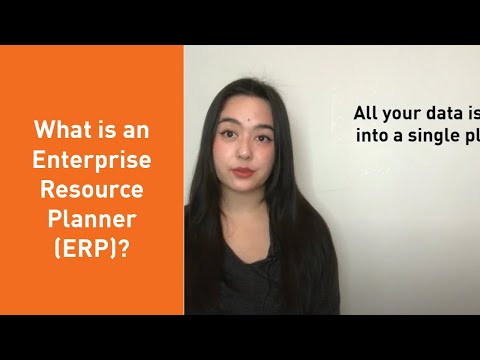 What is an Enterprise Resource Planner (ERP)?