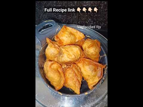 #mini samasa recipe with Samosa folding tricks & tips with#aloo masala stuffed samosa@VegfoodiesJ