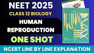 Human Reproduction in 1 Shot | Biology NCERT Line by Line explanation #class12biology #neet