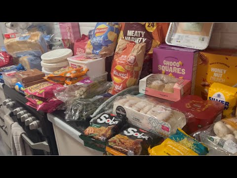 LARGE FAMILY GROCERY HAUL UK | WEEKLY FOOD SHOP UK | GROCERY HAUL 2024