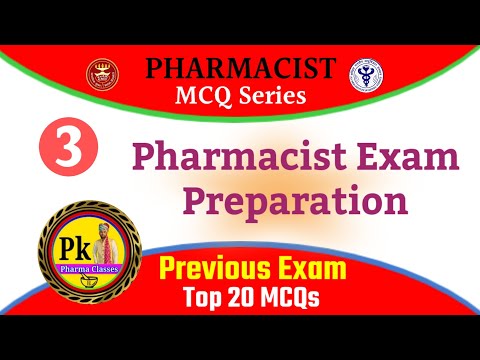 Pharma MCQs ll Pharmacist Exam Preparation ll RRB Pharmacist Recruitment 2023 ll Pharmacist Vacancy