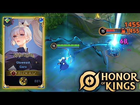 HONOR OF KINGS GARO GLOWEAST FREE SKIN GAMEPLAY - HOK x JJK COLLABORATION 🔥