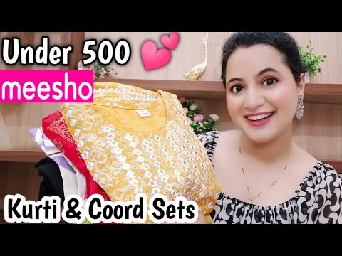 Beautiful Meesho Kurta Sets Haul Starting Rs. 469 only / Neema's Talk