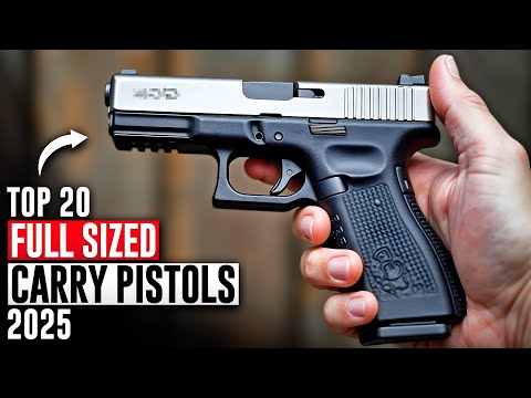 20 Best FULL SIZED Carry Pistols for Self Defense - What the Pros Use! 🤯🔥