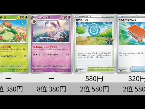 【ポケカ】ペパーめちゃくちゃ高騰！！高額ノーマル販売価格ランキング 24年12月【Pokemon TCG】Non-rare high-priced card ranking.