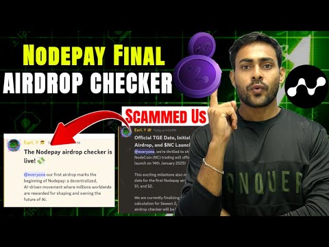 Nodepay FINAL Update 📌 Nodepay Airdrop Checker and TGE ~ Nodepay Airdrop Withdrawal #nodepayairdrop