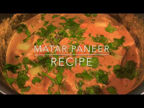 Matar Paneer Recipe