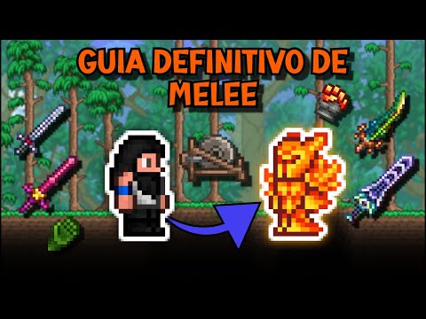 GUIA DE PROGRESSÃO DEFINITIVO DE MELEE NO TERRARIA 1.4.4.9!