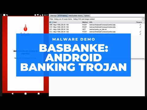 Android banking Trojan BasBanke | Malware demo | infected device | Brazilian banker