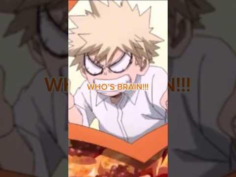 When your brain don’t work properly (My Hero Academia)