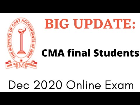 Big Update for CMA Final students| New link for CMA Mock Test