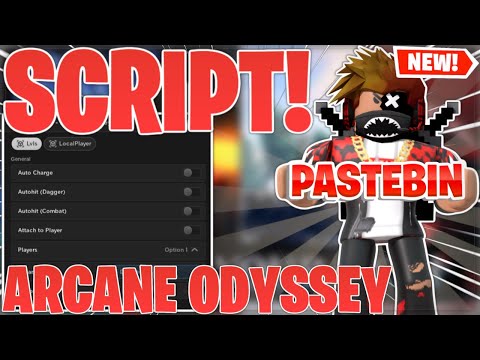 Roblox Arcane Odyssey Script GUI (AUTOFARM, GODMODE, INFINITE STAMINA, AND MORE) *PASTEBIN 2024*