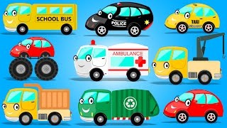 Street Vehicles | Cars And Trucks | Learning Video for Children & Preschoolers