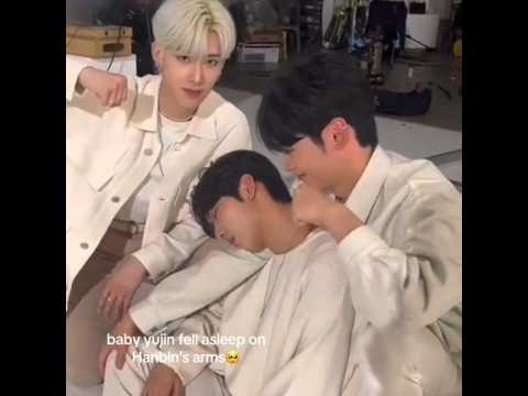 Yujin falling asleep on Hanbin’s arm 🥺 too cute