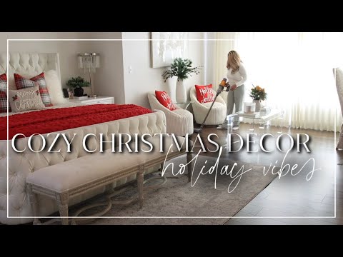 Cozy Christmas Vibes | Bedroom & Dining Room Holiday Decor! #CleanAndDecorateWithMe