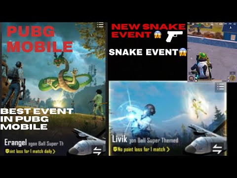 NEW SNAKE EVENT IN PUBG MOBILE😱#Talhaakhlaq