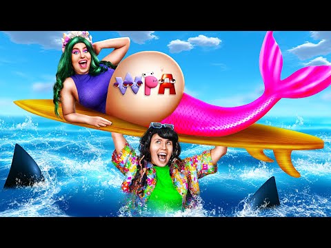 Birth To Death Of Alphabet Lores In Real Life! Funny Pregnancy Hacks from Mermaid