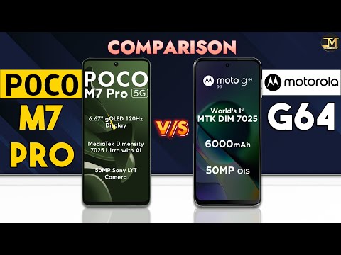 POCO M7 Pro vs Motorola g64 : Which Phone is Best❓😯