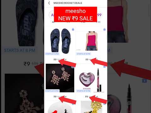 meesho new 9 rupees offer || meesho new sale today || meesho 9 rs sale today || #shortsvideo #short