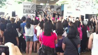 [Fancam] 120204 LOLLIPOP F （棒棒堂) - 電司(Dance) @ IMM Garden Plaza , Singapore