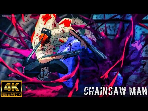 Chainsaw Man vs Bat Devil Fight Scene 4K | Denji vs Bat Devil Fight Scene 4K