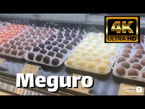 Tokyo, Japan - Walking in Meguro to a Chocolate Shop - 4K HDR