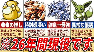 シリーズ皆勤賞のポケモンとその理由を徹底解説【初代ポケモン】