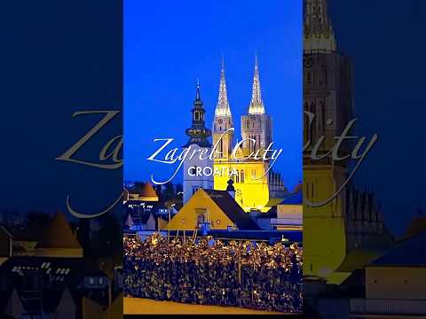 Amazing Zagreb City, Croatia 🇭🇷 Drone View #shorts #viral