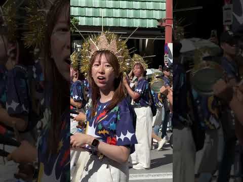 笑顔ステキ美人【Asakusa Samba】Samba Carnival (東京散歩) #shorts