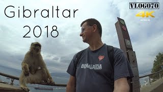 Gibraltar 2018 - Guided bus tour from Ruben's Exchange - VLOG070 [4K]