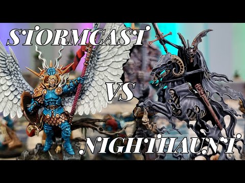 STORMCAST VS NIGHTHAUNT! Age of Sigmar Battle Report. road to 4th edition.