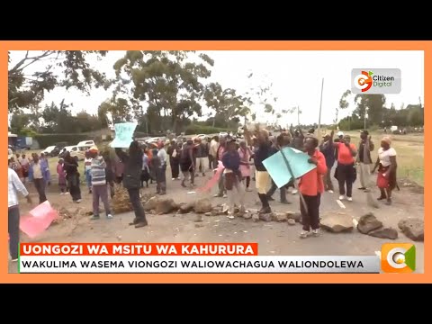 Wakulima waandamana kupinga uteuzi wa viongozi wa msitu wa Kahurura