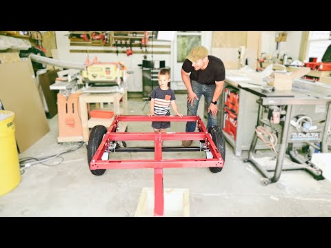 Building a $399 cargo trailer from Harbor Freight. - Assembly