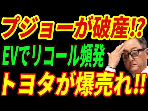 【海外の反応】プジョー崩壊⁉EVがどんどん売れなくなる衝撃の理由とは・・・