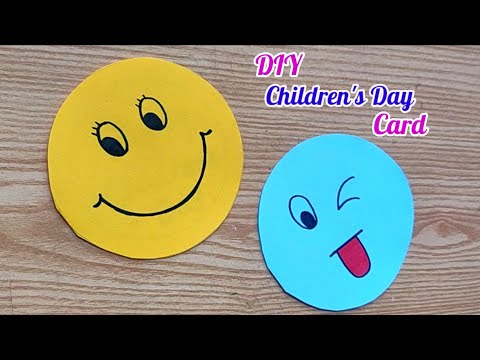 DIY : Beautiful Children's Day Card / How to make childrens day greeting card / childrens day gift