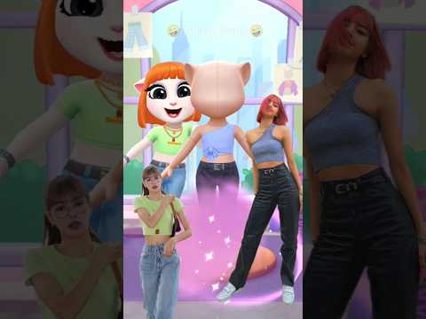 Woww 😍 Lisa same outfit My Talking Angela 2 #lisa #memes #trending #viraltiktok #cosplay