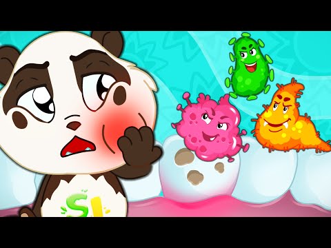 😁🦷 Panda Brushes His Teeth | Brush Your Teeth | Panda Bo Nursery Rhymes & Kids Songs