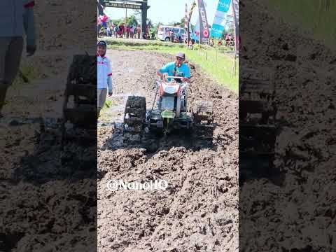 traktor kubota dengan instalasi tempat duduk | hand tractor with seat #kubota