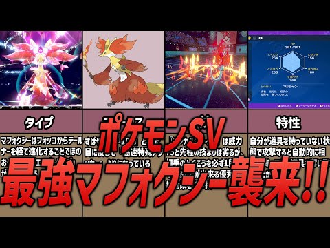 【ポケモン】最強マフォクシー襲来！技や特性、種族値は？