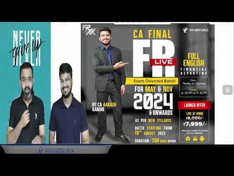 Good News for South India Students | CA Final FR 100% English Batch | Bhanwar Borana | Aakash Kandoi