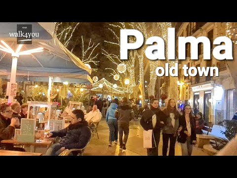 PALMA de MALLORCA 🤍 NIGHT SHORTS of December 🤍 walk4you